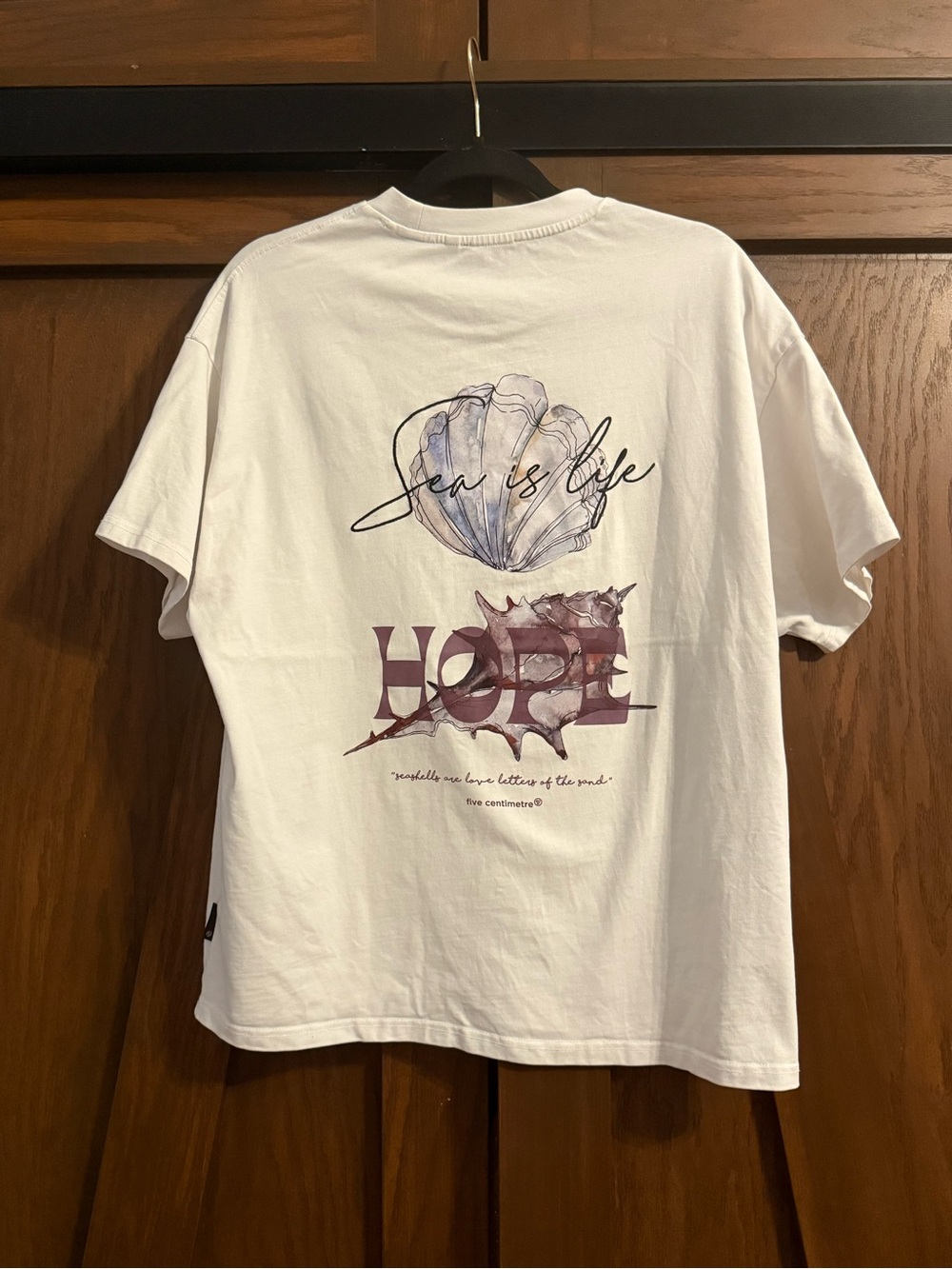 FIVE CM Men's Graphic Print T-Shirt Sea is Life Sz M NWOT
